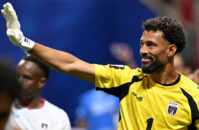 Cape Verde goalkeeper Vozinha. Photo: INN
