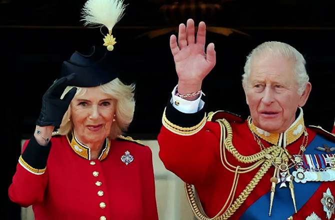 King Charles III and Queen Camilla. Photo: INN
