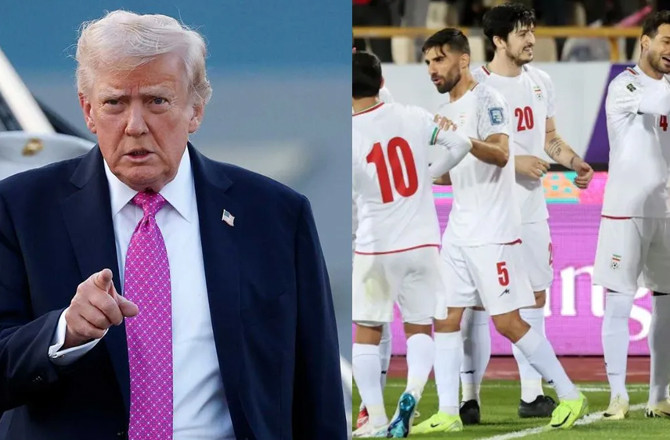 Trump And Irani Players.Photo:INN