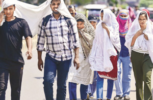 ملک کی فضاؤں کے بڑے حصہ سے مانسون کے بادل غائب