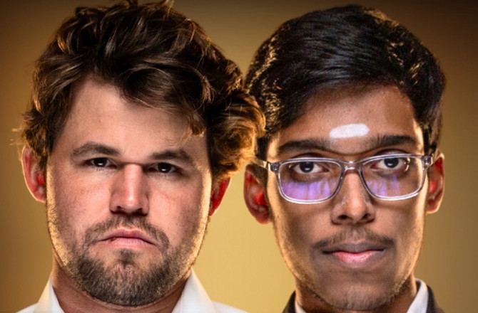 Carlsen And Prag.Photo:X