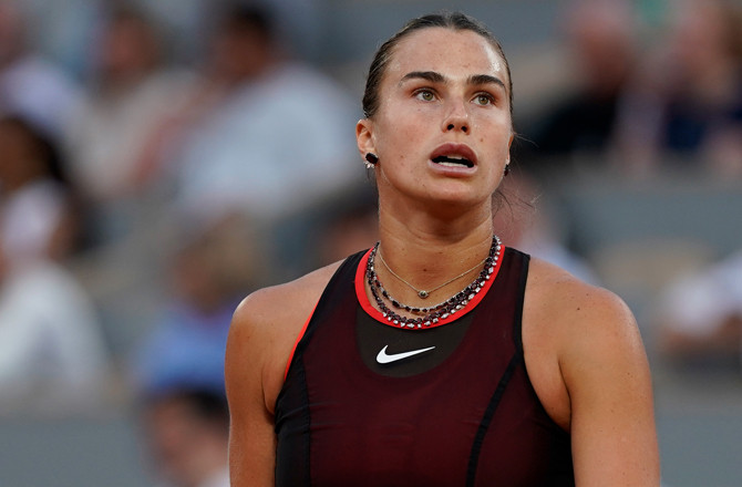 Sabalenka.Photo:X