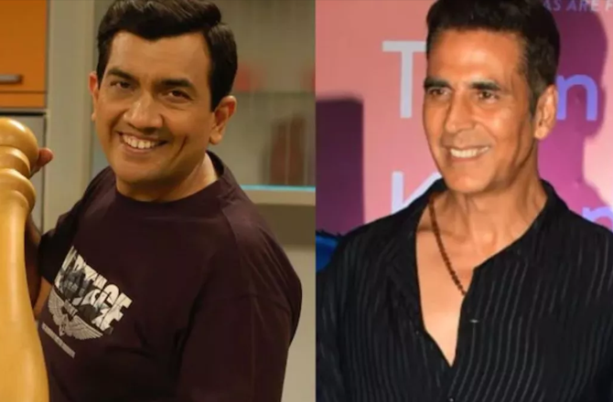 Akshay Kumar and Sanjeev Kumar. Photo: INN
