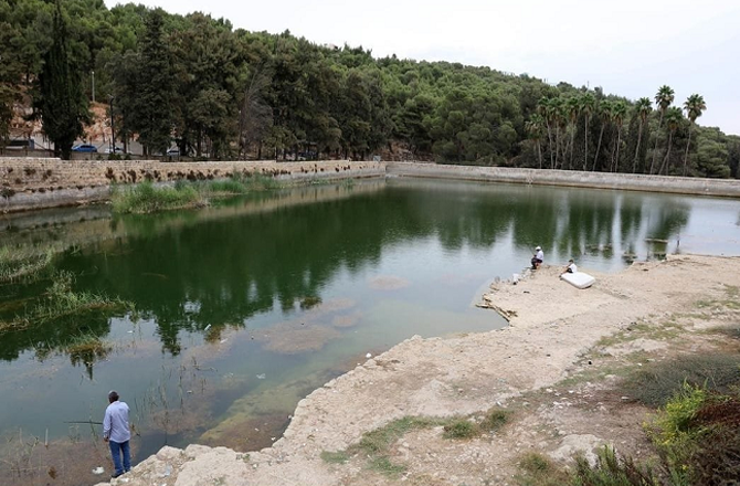 Solomon`s Pools, a historical and tourist site in the occupied West Bank. Photo: X