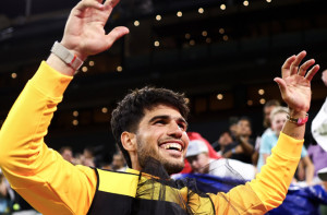 الکاراز مسلسل پانچویں بار سیمی فائنل میں