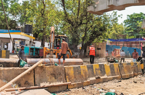 باندرہ: مصروف ترین سڑک کی مرمت کا کام مکمل