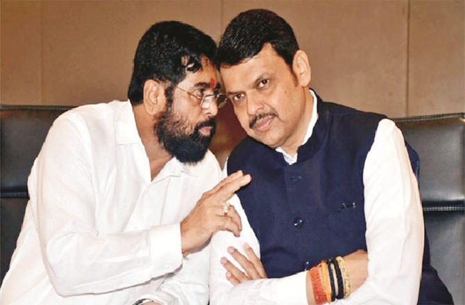 Devendra Fadnavis and Eknath Shinde: Trust between allies is waning (File)