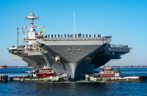 امریکی بحری جہاز میں آگ، ایران جنگ میں سیکڑوں عملہ متاثر