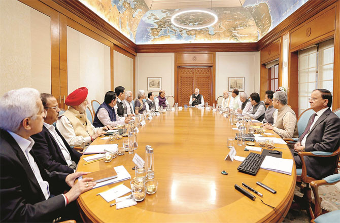 The fuel supply chain was discussed at an inter-ministerial meeting led by Prime Minister Modi on Sunday.