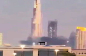 ایرانی حملہ  سے برج خلیفہ بھی دہل گیا 