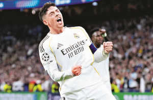 ریئل میڈرڈ نے سٹی کو دھول چٹا دی،والورڈے کی ہیٹ ٹرک