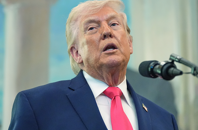 US President Donald Trump. Photo: PTI