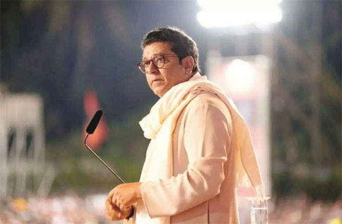 MNS chief Raj Thackeray was addressing the annual rally at Gudi Padwa.