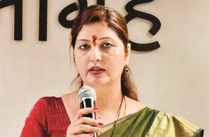 Former Chairperson of the Women`s Commission Rupali Chakankar