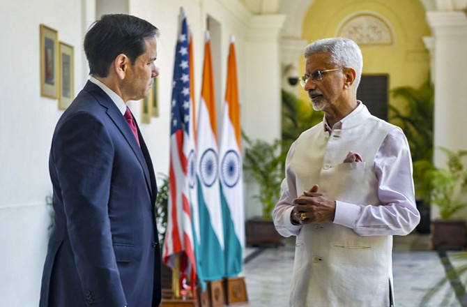 Jaishankar And Marko.Photo:PTI
