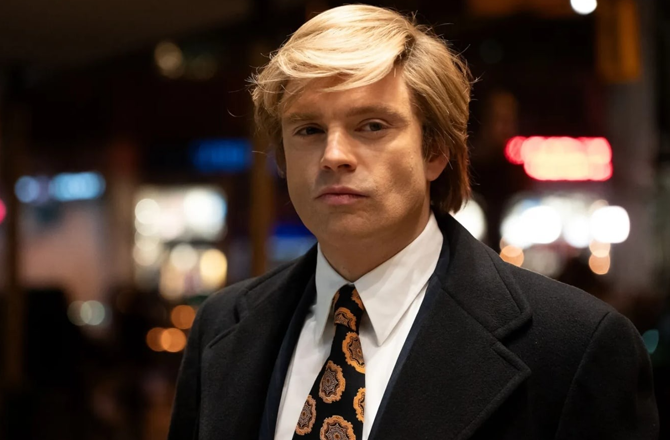Sebastian Stan as Trump in the film. Photo: INN