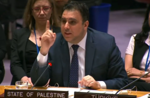 اعلان کر دیں کہ فلسطینی دوسرے درجے کے شہری ہیں: فلسطینی سفیر یو این میں برہم