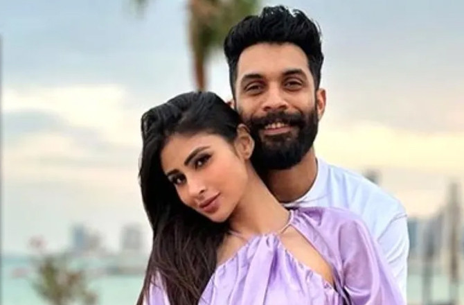 Mouni Roy And Suraj.Photo:INN