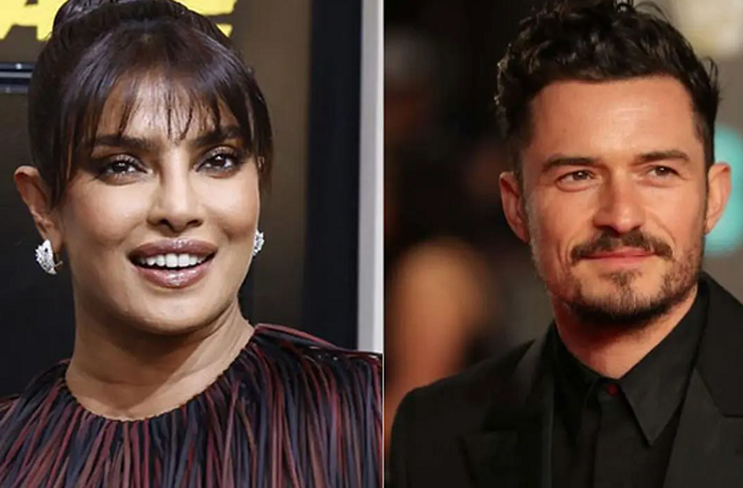 Orlando Bloom and Priyanka Chopra. Photo: INN