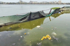 تاریخی ورالا تالاب آلودگی کا شکار،مقامی افرادنےخود انتظام سنبھالنےکا انتباہ دیا