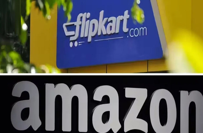 Amazon And Flipkart.Photo:INN