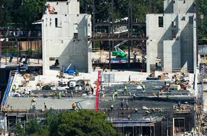 Ballroom under construction. Image: X