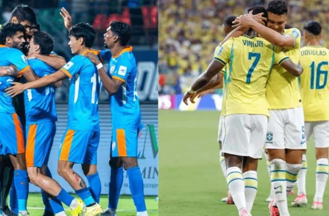 India Vs Brazil.Photo:INN