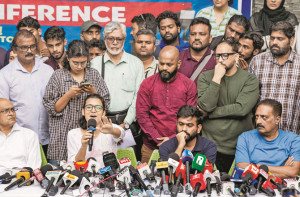 سی جے پی کا رانکا اورسورو کی رہائی کا مطالبہ، نیہا  کی تقریر کے دوران ہنگامہ