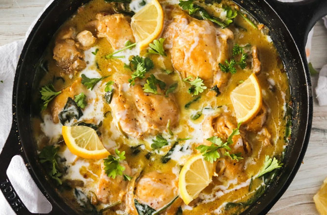 Coconut Cream Chicken. Photo: INN