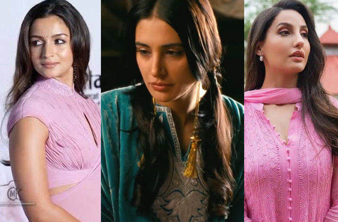 Alia, Nargis And Nora.Photo:INN
