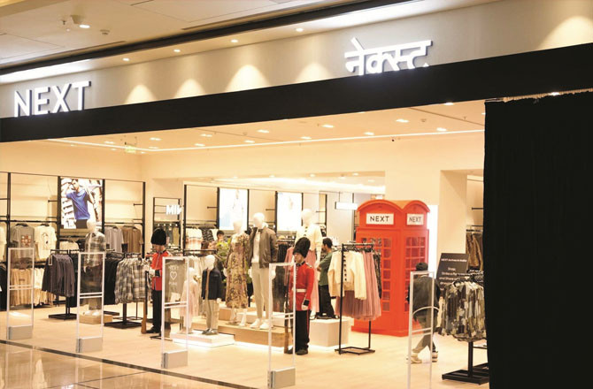 Exterior view of the Next store located at Infinity Mall in Malad. Photo: INN