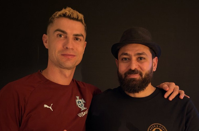 Ronaldo And Rabih Al Hussein.Photo:X