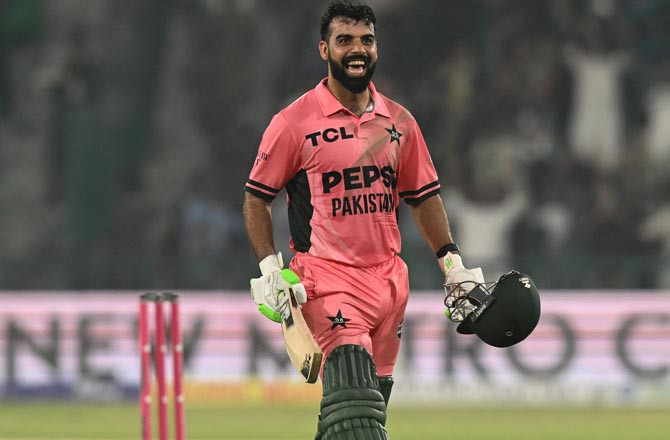 Shadab Khan.Photo:X