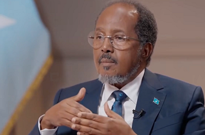Somali President Hassan Sheikh Mohamud. Photo: X