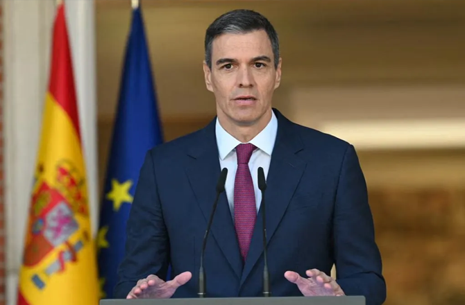 Spanish Prime Minister Pedro Sanchez. Photo: INN