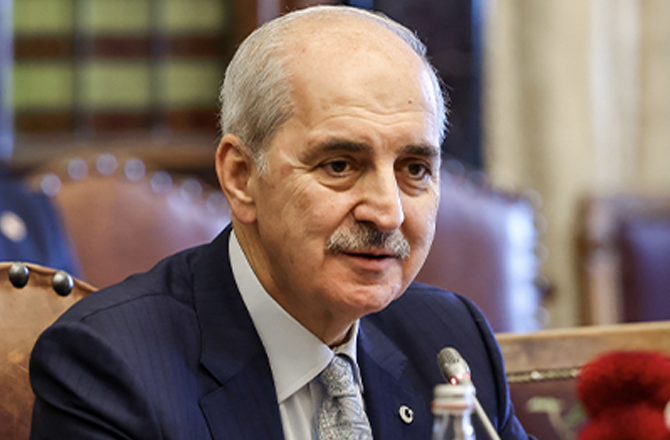 Speaker of the Grand National Assembly of Turkey (Parliament), Numan Kurtulmuş. Photo: X