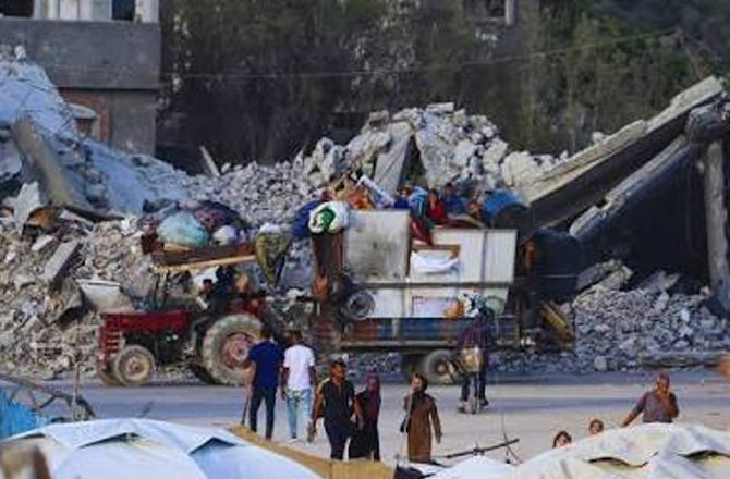 A scene of the devastation in Gaza. Photo: X