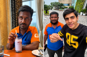 حیدرآباد: کنٹینٹ کریئیٹر نے سوئگی رائیڈر کو فائیو اسٹار ہوٹل میں ملک شیک پلایا