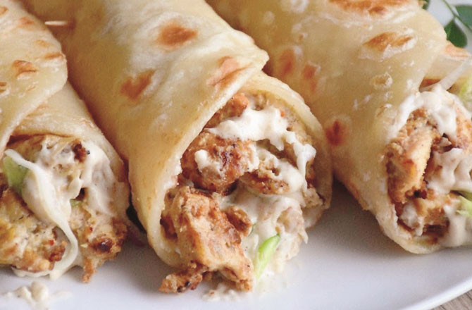 Chicken Malai Boti Paratha Roll. Photo: INN
