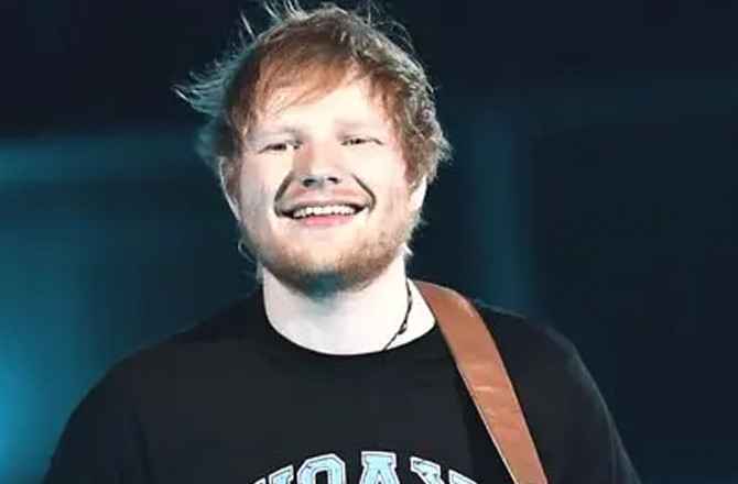 Ed Sheeran.Photo;X