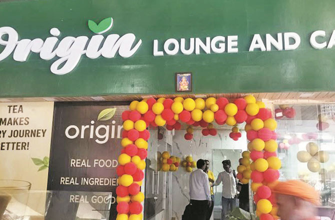The waiting lounge that had been turned into a `hotel`. Picture: INN