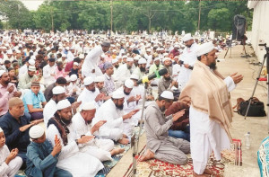 ناندیڑ میں بڑی عیدگاہ پر نمازِ استسقاء کا اہتمام