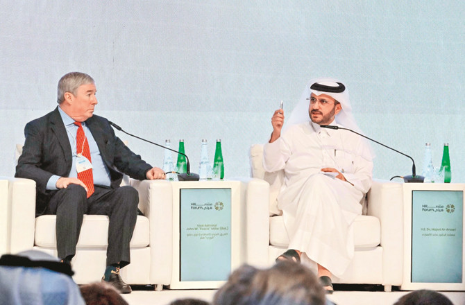Majid Ansari addressing the Heal Forum held in Abu Dhabi. Picture: INN.