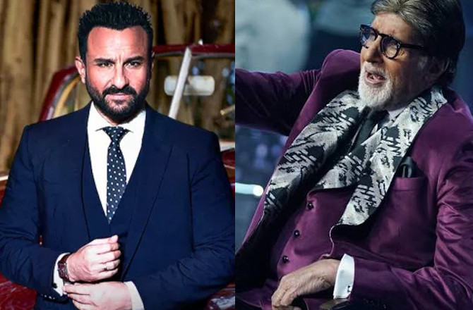 Saif Ali Khan And Amitabh Bachhan.Photo:INN