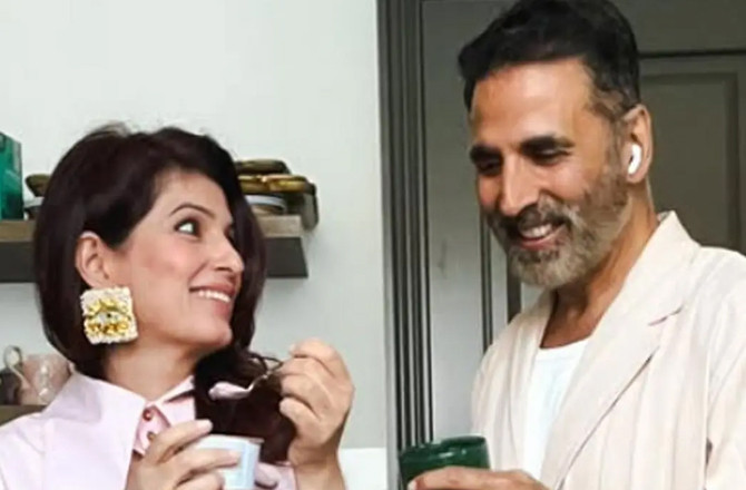 Akshay Kumar And Twinkle Khanna.Photo:INN